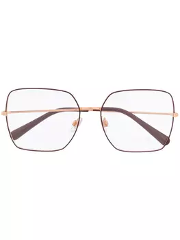 Dolce & Gabbana Eyewear очки в квадратной оправе, золотой