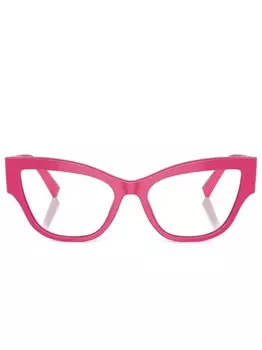 Dolce & Gabbana Eyewear очки в оправе 'кошачий глаз', фиолетовый