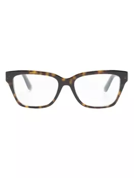 Dolce & Gabbana Eyewear очки в оправе 'кошачий глаз' черепаховой расцветки, коричневый