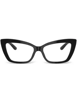 Dolce & Gabbana Eyewear очки в оправе 'кошачий глаз', черный