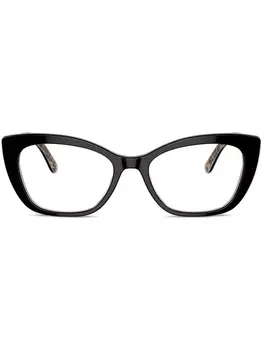 Dolce & Gabbana Eyewear очки в оправе 'кошачий глаз', черный