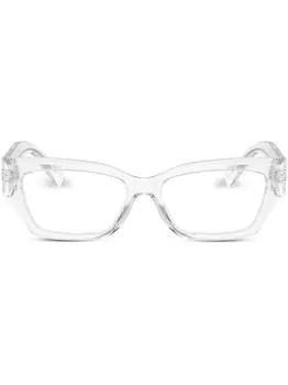 Dolce & Gabbana Eyewear очки в прозрачной квадратной оправе, нейтральный