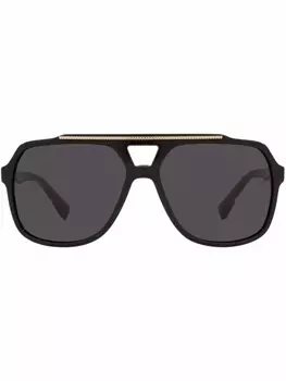 Dolce & Gabbana Eyewear солнцезащитные очки-авиаторы DG4388, черный