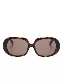 Dolce & Gabbana Eyewear солнцезащитные очки черепаховой расцветки, коричневый