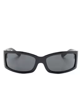 Dolce & Gabbana Eyewear солнцезащитные очки DG6188 в прямоугольной оправе, черный
