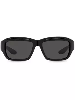 Dolce & Gabbana Eyewear солнцезащитные очки DG Toy в прямоугольной оправе, черный