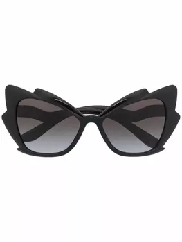 Dolce & Gabbana Eyewear солнцезащитные очки Gattopardo, черный