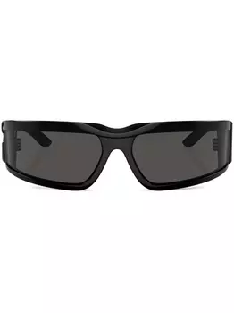 Dolce & Gabbana Eyewear солнцезащитные очки с логотипом, черный