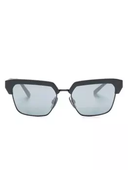 Dolce & Gabbana Eyewear солнцезащитные очки с логотипом, черный