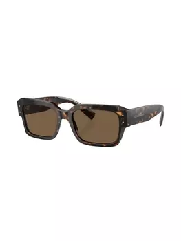 Dolce & Gabbana Eyewear солнцезащитные очки Sharped, коричневый