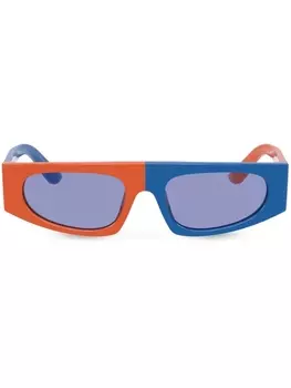 Dolce & Gabbana Eyewear солнцезащитные очки в квадратной оправе, синий