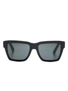 Dolce & Gabbana Eyewear солнцезащитные очки в квадратной оправе, черный
