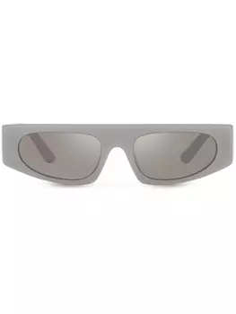 Dolce & Gabbana Eyewear солнцезащитные очки в квадратной оправе, серый