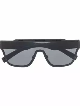 Dolce & Gabbana Eyewear солнцезащитные очки в массивной оправе, черный