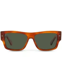 Dolce & Gabbana Eyewear солнцезащитные очки в оправе черепаховой расцветки, коричневый