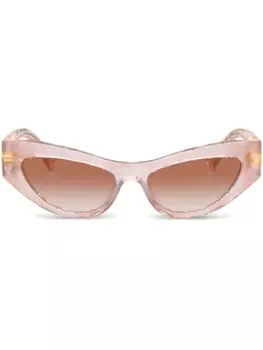 Dolce & Gabbana Eyewear солнцезащитные очки в оправе 'кошачий глаз', розовый