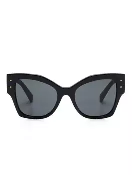 Dolce & Gabbana Eyewear солнцезащитные очки в оправе 'бабочка', черный