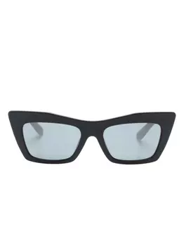 Dolce & Gabbana Eyewear солнцезащитные очки в прямоугольной оправе, черный