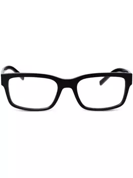 Dolce & Gabbana Eyewear солнцезащитные очки в прямоугольной оправе с логотипом, черный