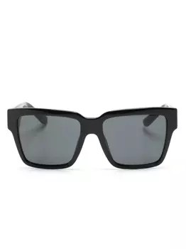 Dolce & Gabbana Eyewear солнцезащитные очки в прямоугольной оправе, черный