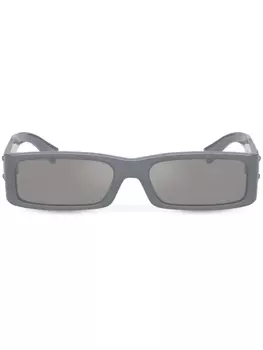 Dolce & Gabbana Eyewear солнцезащитные очки в прямоугольной оправе, синий