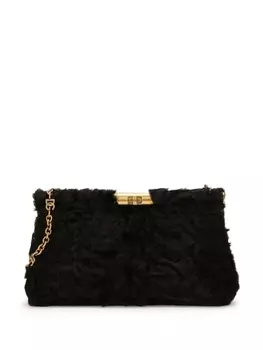 Dolce & Gabbana фактурный клатч, черный
