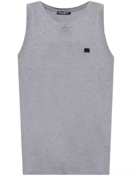 Dolce & Gabbana футболка без рукавов, серый