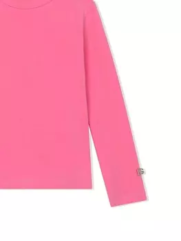 Dolce & Gabbana футболка Interlock с логотипом, розовый
