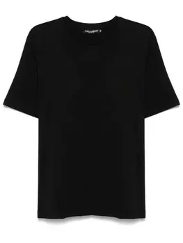 Dolce & Gabbana футболка с круглым вырезом, черный