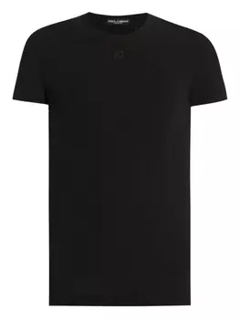 Dolce & Gabbana футболка с круглым вырезом, черный