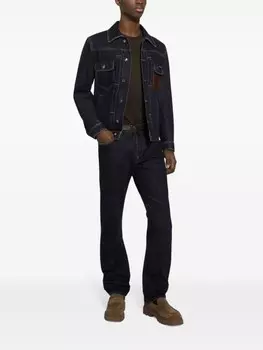 Dolce & Gabbana футболка с круглым вырезом, коричневый