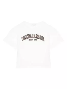 Dolce & Gabbana футболка с логотипом, белый