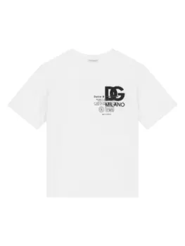 Dolce & Gabbana футболка с логотипом, белый