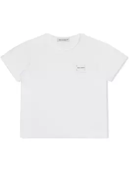 Dolce & Gabbana футболка с логотипом, белый