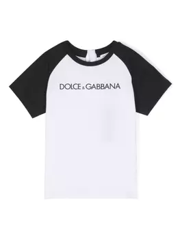 Dolce & Gabbana футболка с логотипом, белый