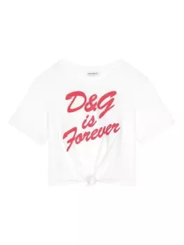 Dolce & Gabbana футболка с логотипом, белый