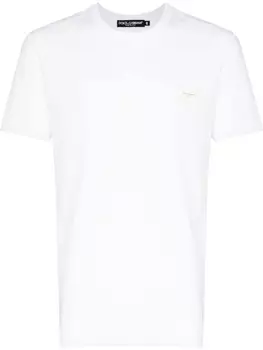 Dolce & Gabbana футболка с логотипом, белый