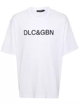 Dolce & Gabbana футболка с логотипом, белый