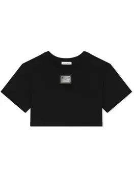Dolce & Gabbana футболка с логотипом, черный