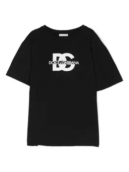 Dolce & Gabbana футболка с логотипом, черный