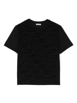 Dolce & Gabbana футболка с логотипом, черный