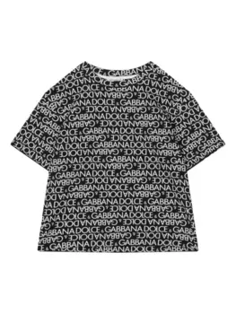 Dolce & Gabbana футболка с логотипом, черный