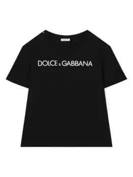 Dolce & Gabbana футболка с логотипом, черный