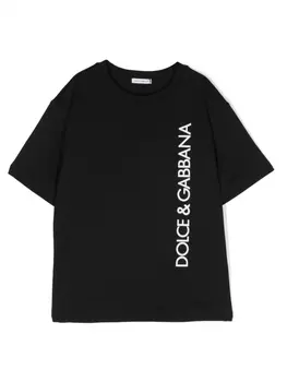 Dolce & Gabbana футболка с логотипом, черный