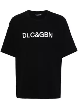Dolce & Gabbana футболка с логотипом, черный