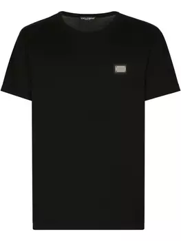 Dolce & Gabbana футболка с логотипом, черный