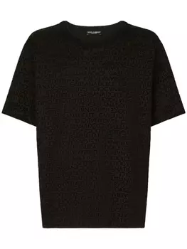 Dolce & Gabbana футболка с логотипом, черный