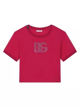 Dolce & Gabbana футболка с логотипом, красный