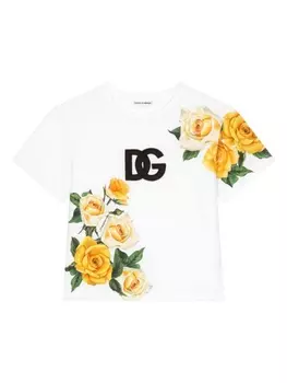Dolce & Gabbana футболка с принтом, белый