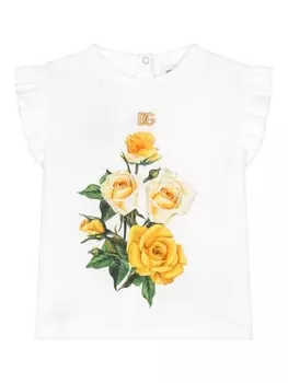 Dolce & Gabbana футболка с принтом, белый